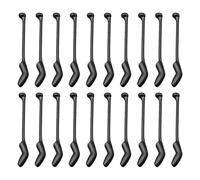MCAOAL Accessories Anti Entanglement D Rigs Aligners 20pcs Silicone Fish Hook Sleeve Terminals Tackle Sleeves for Angling Fishing Gear