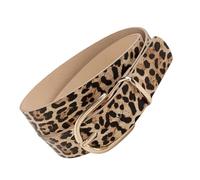 MCAOAL Animal Pattern PU Belt Candy Color Adjustable Waist Strap Decorative Waistband For Women Men 2000s Styles Waist Accessory Women Strap