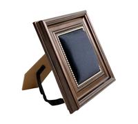 MCAOAL Artistic Wooden Wall Mount Jewelry Holder for Earrings and Rings Stylish Home Decoration Photo Frame Accessories Wooden Earring Holder Frame
