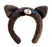 MCAOAL Cartoon Cats Hairband Costume Accessory Breathable Face Washing Hairhoop For Women Girl Everyday Wear And Cosplay Party Plush Cats Hair Band