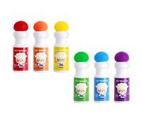 MCAOAL Classroom Art Supplies Dot Markers, 6 Piece Watercolor Paint Pen Coloring Marker Set with 40ml Bottle and Case for Art Projects Dot Paint Markers Daubers School Supplies Classroom Coloring