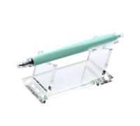 MCAOAL Clear Acrylic Pen Holder Stand Pen Display Rack Modern Crystal Look Desktop Organizers Tray for Offices and Home Decor Organizers Holder