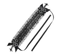 MCAOAL Dark Outsider Studded Trim Headpiece for Halloween Costuming Parties Adults Kids Dark Aesthetic Hairband