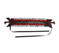 MCAOAL Dark Outsider Studded Trim Headpiece for Halloween Costuming Parties Adults Kids Dark Aesthetic Hairband