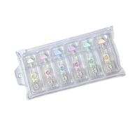 MCAOAL Dry Correction Tape Set, 6 Piece Compact Cover Tape Rollers with Transparent Bodies and Clear Pouch for Work Documents a