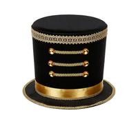 MCAOAL Elegant Band Cap for Holiday Parades Adult Unisex Toy Soldier Hat with Adjustable Head Size Band Hat
