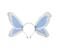 MCAOAL Elves Butterfly Animal Ear Hairband Soft Plush Design For Masquerades Parties Roleplay Costume Halloween Event Decoration Fairies Butterfly Animal Ear Hairband