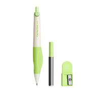 MCAOAL Ergonomic Automatic Pencil with Box of 2.0mm Refills and Sharpener for Students Writing Drawing Engineering Drafting Kids Writing Pose Aid