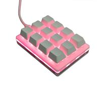 MCAOAL Ergonomic Keypad 12 Key Customizable Keyboard With Dedicated Media Controls For Streamlined Workflow