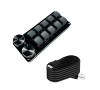 MCAOAL High Efficiency Programmable Macro Keyboards 9/10/12/15Key Mechanical Gaming Keypad For Multimedia And Industrial Use