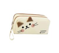 MCAOAL Large Pencil Bag Big Capacity Pencil Case 22x10cm Marker Organizers Pen Pouches Travel Makeup Bag for Girl Women Student Pen Pouches