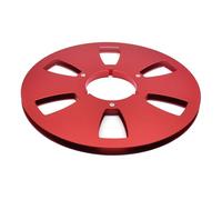 MCAOAL Lightweight Metal Reel 6 Hole Design 10.5Inch Empty Tape Hub Disk Aluminum Accessory Aluminum Reel For Auditory