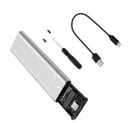 MCAOAL NVMe External Hard Drives Enclosure Easy Installation Hard Drive Enclosure USB 3.1 Gen 2 10Gbps Data Transfer External Storage Box