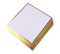 MCAOAL Of 10 Golden Border Drawing Pads Perfect for Artists Signings Creative Drafting in Various Dimensions Artist Signing Card