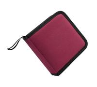 MCAOAL Oxford Cloth 40-Tablet CDs Capacity Auto Disc Holder Water Resistant and Wear Resistant for Quickly Access During Drive CDs Wallet