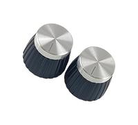 MCAOAL Pack of 2 Guitar Knob Caps Easy Installation Volumes Button Caps Bass Control Knobs Texture for Quick Changes Precisions Guitar Volumes Control Knob