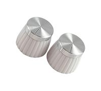 MCAOAL Pack of 2 Guitar Knob Caps Easy Installation Volumes Button Caps Bass Control Knobs Texture for Quick Changes Precisions Guitar Volumes Control Knob