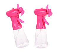 MCAOAL Quiet Handheld Misting Fan Portable Coolers for Travel Outdoor for Gym Hiking Hydrations Heat and Dry Indoor Portable Misting Cooling Fan