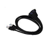 MCAOAL Reliability USB3.0 Extension Cable USB3.0 Double Port Extension Cable With Screw Mount For Secure Panel Installation USB Panel