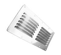 MCAOAL Standar Double Hole Marine Ventilation Cover Louvered Stainless Steel Louver for Efficient Flows in Harsh Conditions Stainless Steel Vent