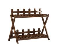 MCAOAL Tiered Plant Rack Enhances Room Aesthetics While Holding Up to 8 Sized Pots Space Saving Plant Rack Home Garden Organizers
