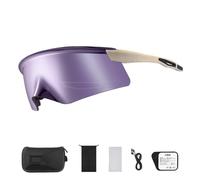 MCAOAL Upgrades UV400 Shielded Cycling Eyewear with Ergonomic Design Shatterproof Riding Glass for Greatest Comfort on the Road Anti Fog Biking Goggles