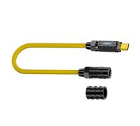 MCAOAL USB C Cable Portable Data Cord 140W Power Delivery Spring Retractable Cable Fasting Charging Data Transmission Office Desk Charging Solution