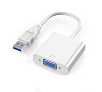 MCAOAL USB3.0 To VGA Adapter Cable Converter Cord Wire For 1080P High Resolution Video Output And Two Working Modes