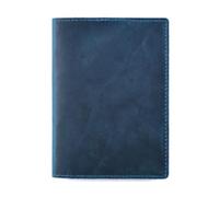 MCAOAL Vintage Leather Wallet Travel Cards Protector for Men Women Portable Card Business Cards Organiser Case Leather Business Card