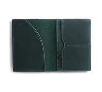 MCAOAL Vintage Leather Wallet Travel Cards Protector for Men Women Portable Card Business Cards Organiser Case Leather Business Card