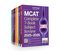 MCAT Complete 7-Book Subject Review 2025-2026, Set Includes Books, Online Prep, 3 Practice Tests (Kaplan Test Prep)