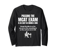 MCAT exam Funny pre Medical Student Long Sleeve T-Shirt