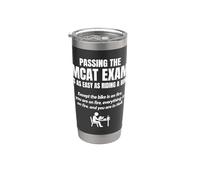 MCAT exam Funny pre Medical Student Stainless Steel Insulated Tumbler