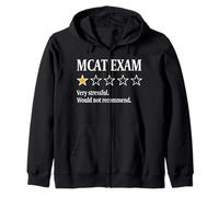 MCAT exam funny pre medical student Zip Hoodie