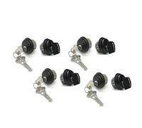 McAvory Storefront Door Commercial Mortise Lock Cylinder & Thumbturn, Adams Rite Style Cam, in Dark Brown (4 Sets, Matching Keys)