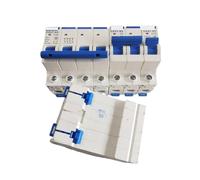 MCB DZ47-63 1P 2P 3P 4P 6A-63A AC 230V/400V C Type Mini Circuit Breaker Overload Protector DIN Rail 1Pcs(3P,25A)