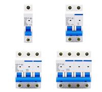 MCB NXB-63 1P 2P 3P 4P AC 230/400V 1A-125A Circuit Breaker DIN Rail Mounting Miniature Household Air Switch(2A,2P)