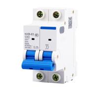 MCB NXB-63 2P 2A 10A 16A 32A 40A 63A Circuit Breaker C Curve AC 230/400V DIN Rail Mounting Household(32A)