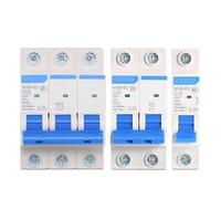 MCB NXB-63 3P AC 230/400V 1A-125A Circuit Breaker DIN Rail Mounting Miniature Household Air Switch 1Pcs(NXB-63 50A)