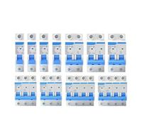 MCB NXB-63 Miniature Circuit Breaker 1P 2P 3P 4P AC 230/400V CHNT DIN Rail Mounting Miniature Household Air Switch(E,10A)