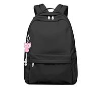 MCB2CT School Backpack for Girls and Boys Age 8+, Plain Backpack for 14 Inch Laptop, Water Repellent School Bags Casual Daypack for School Travel, Lightweight Rucksack for Teenage Girls