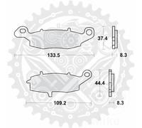MCB681SV TRW Brake Pads Sintered Front SV For Suzuki DL 650 V-Strom 2004-2023
