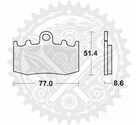 Brake Pads Set Front MCB748 TRW Genuine Top Quality Guaranteed New