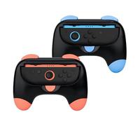 Mcbaze 2-Pack Ergonomic Controller Grips for Nintendo Switch 2, Switch 2 Grip & Joy Con Holder with L/R Trigger Extensions for 2025 Joy Con 2 (Black)