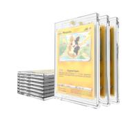 Mcbazel 35PT Magnetic Card Holder,Magnetic Trading Card Holders(Box of 10),Game Card Case Hard Protective Game Card Storage Case with UV Protection Transparent