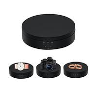 Mcbazel 360 Degree Rotating Display Stand for Photography 3 KG Load Electric Rotating Turntable Motorized Rotating Stand Display Table for Display Jewelry, Watches, Digital Products - 5.4 Inch(Black)
