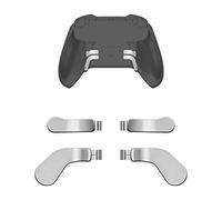 Mcbazel 4pcs Trigger Paddles for Xbox One Elite/Xbox One Elite 2 Controller, Metal Paddles Replacement Accessories Kit Compatible with Xbox One Elite Controller Series 2 - Sliver