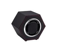 Mcbazel Automatic Watch Winder,PU Leather Winder Box Single for 1 Watch Display Storage Wristwatch with Quiet Motor Auto Turner USB C Powered-Carbon Fiber