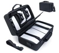 Mcbazel Carrying Case for New PS5 Slim, Protective Case Travel Storage Bag for PlayStation 5 Slim Console,Controller, Cables and Other Accessories