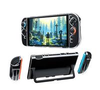 Mcbazel Clear Dockable Case for Nintendo Switch 2, Transparent Protective Cover for Joy-Con Controller & Switch 2, Shockproof, Anti-Scratch, Durable & Lightweight